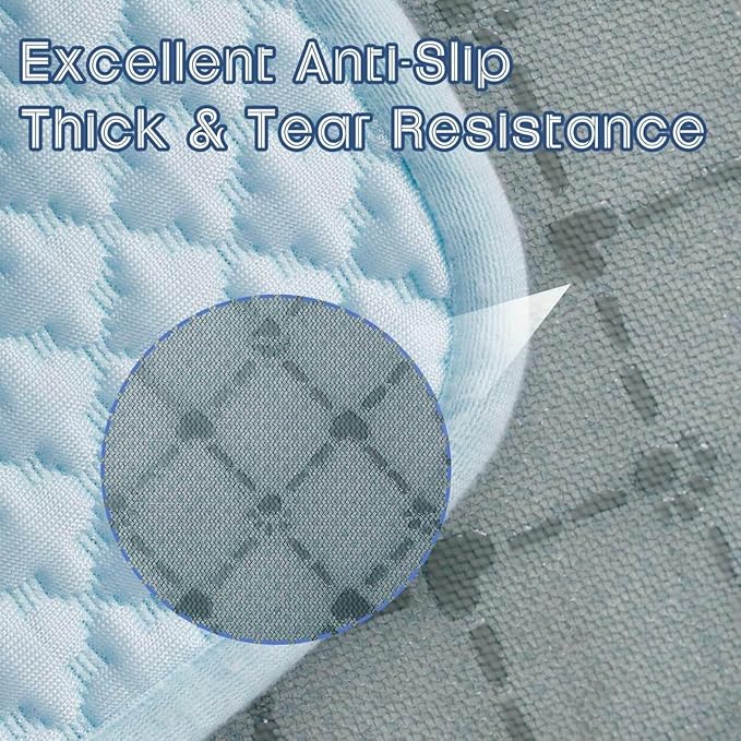 Dog Cooling Mat Thicken Cooling Mat for Dogs Self Cooling Chew Proof Dog Bed Mats Non-Slip Dog Bed Mats (Q-Max>0.5) for Indoor & Outdoor Car Seats