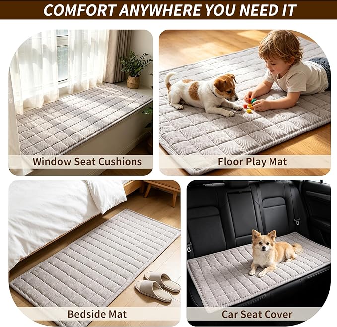 Couch Covers for Dogs Washable, 27.6"x70.9" Non Slip Couch Covers for Loveseat Sofa Pet Friendly, Soft Fuzzy Sofa Covers for Pet, Dog Couch Cover Furniture Protector(1PC,Light Grey)