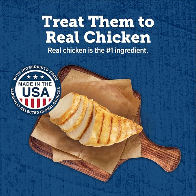 Blue Buffalo True Chews Premium Grillers Dog Treats, Made in the USA with Natural Ingredients, Chicken, 12-oz Bag