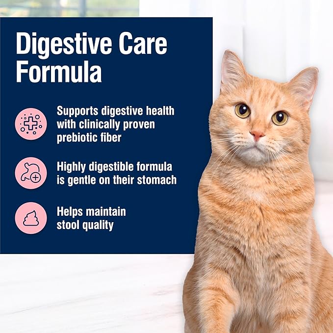 Blue Buffalo True Solutions Wet Food for Cats, Digestive Care Formula with Clinically Proven Ingredients, Chicken Recipe, 3oz Cans, 4Pack Trial Size