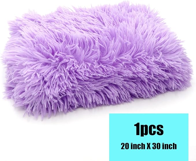 Pet Dog Bed Blankets, Fluffy Fleece Dog Throw Blankets Sleep Mat,Soft Puppy Blankets Cat Kitten, S M L XL,Fuzzy Reversible Sherpa Blanket for Bed, Couch, Sofa, Travel,Washable & Lightweight