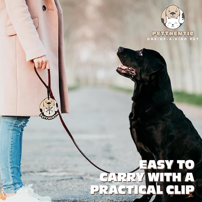 PETTHENTIC Biodegradable Dog Poop Bags with Leash Holder & Dispenser, 240 Count - Lavender Scented, Extra Thick Leak-Proof Cornstarch Waste Bags for Dogs, 16 Rolls, Eco-Friendly Compostable