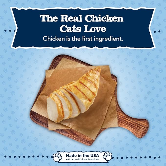 Blue Buffalo Baby Blue Natural Kitten Wet Cat Food, Healthy Growth Formula with DHA, Chicken Recipe Multi-Pack, 3-oz. Cans (Pack of 24)