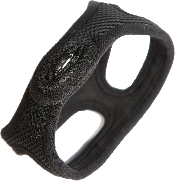 Velpro Mesh Pet Shoulder Harness Collar, 13"-14", Black