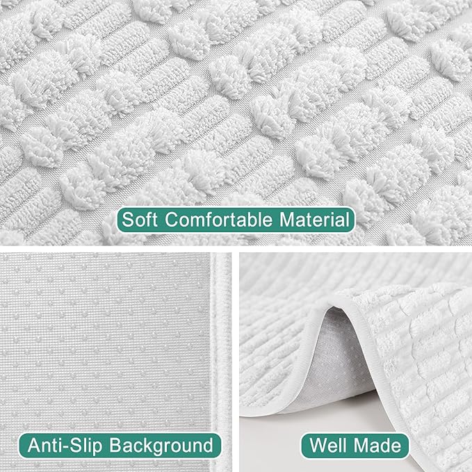 Foxdecor Couch Arm Covers Sofa Armrest Covers, Arm Chair Covers Set of 2, Non-Slip Arm Rest Cover for Sofa, Armchair Slipcovers Couch Protector. (White 20x20 inch)