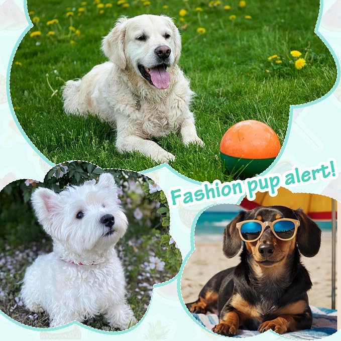 Tropical Summer Dog Collar，Handmade Cotton Puppy Collars with Hawaiian Themed Pattern, Adjustable Collar for Small Medium Large Dogs,for Daily Walks, Photos，Beach & Vacation-XS