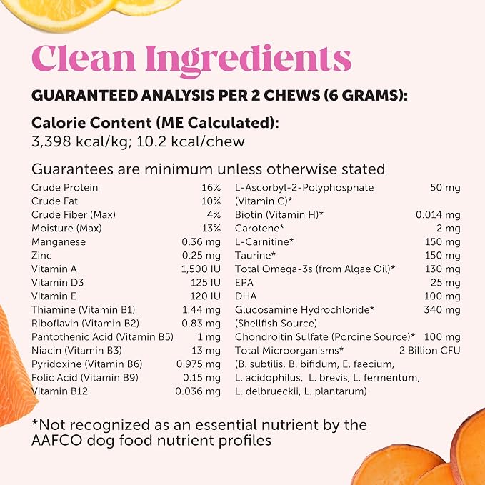 Senior Dog Multivitamin Supplement for Aging Dogs - Hip & Joint Stiffness, Eye Health, Brain & Heart Care - Older Dog Vitamins with Glucosamine & Probiotics - Immune Support & Vitality (Duck, 90 Ct)