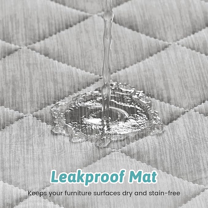 COZY KISS Dog Cooling Mat 68"x82" Q-Max>0.4, Waterproof Pet Cooling Pad, Leakproof & Non-Slip Dog Bed Cover, Washable Furniture Protector for Large Dogs, Couch, Floor (Gray)