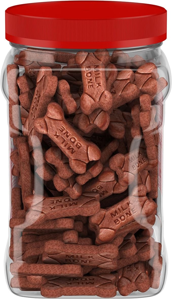 Milk-Bone Soft & Chewy Dog Treats, Made with Real Bacon, 25 Ounce Canister (Pack of 2)
