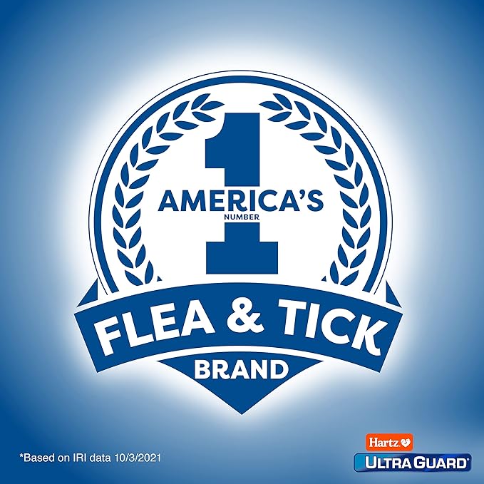 Hartz UltraGuard Flea & Tick Collar for Dogs and Puppies, 7 Month Flea and Tick Protection and Prevention Per Collar, White, Up to 20 Inch Neck (Pack of 3)