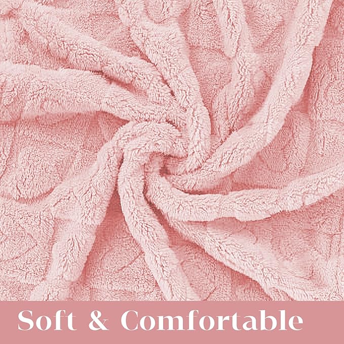 MACEVIA Dog Blankets for Small Dogs Washable Pet Cat Puppy Blanket for Couch Sofa Bed Small Soft Fluffy Fleece Heart Throw for Pet Kitten Doggy (24x29 Inch, Light Pink) | Warm Soft Washable Pet Bed Cover, Fuzzy Puppy Pets Blanket for Dogs and Cats,Plus...