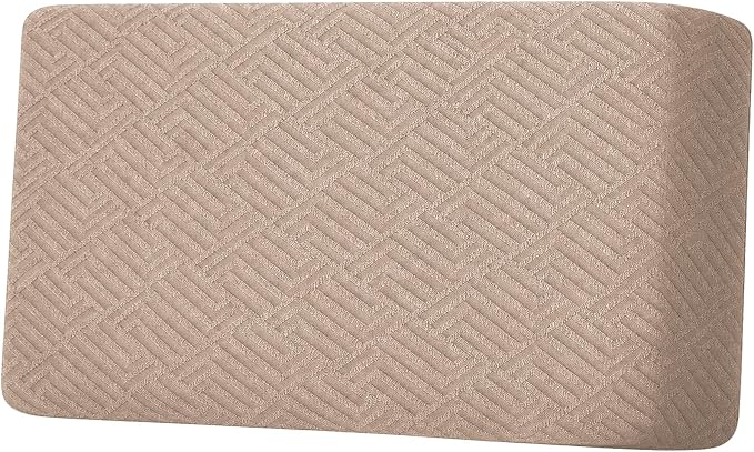 XINEAGE Couch Cushion Covers,Loveseat Sofa Seat Slipcovers for Pets,Non Slip Sofa Seat Cover Washable,Sofa Slipcovers with Elastic Bottom(1 Piece Sofa Cushion Cover,Khaki)