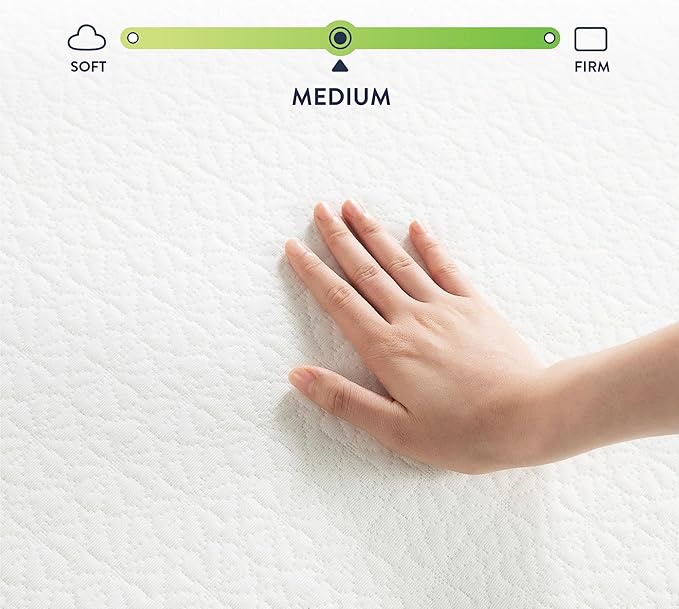 Best Price Mattress 14 Inch Queen Mattress Bed-In-A-Box, Green Tea Memory Foam