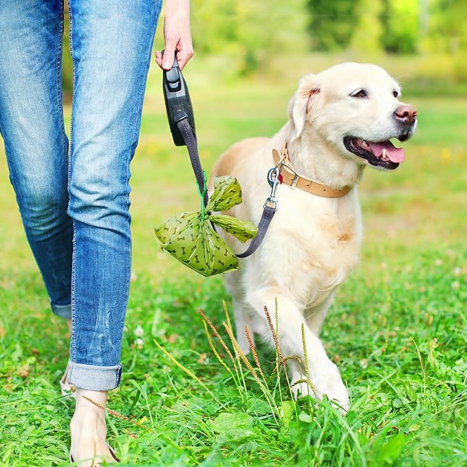 HZDHCLH Poop Bags for Dogs Leak Proof Extra Thick Dog Poop Bags, Green Bones 18 Rolls 9" x 13" Lavender Scented Pet Waste Bag, 270 Count