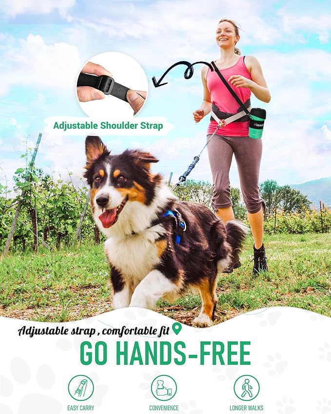 lesotc Dog Water Bottle Portable, 28oz Portable Dog Water Bottle with Bowl, Leak Proof Travel Bowl Dispenser for Dogs, One-Hand Squeeze Puppy Essentials for Walking, Hiking, Camping