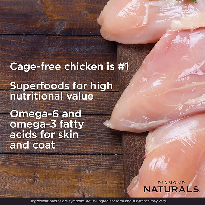 Diamond Naturals Extreme Athlete Adult High Protein Chicken & Rice Dry Dog Food 40lb