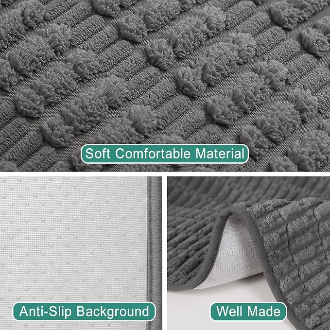 Foxdecor Couch Arm Covers Sofa Arm Cover, Arm Chair Covers Set of 2, Non-Slip Chair Arm Covers, Arm Rest Cover for Sofa, Armchair Slipcovers Couch Protector (Dark Grey 20x20 inch)