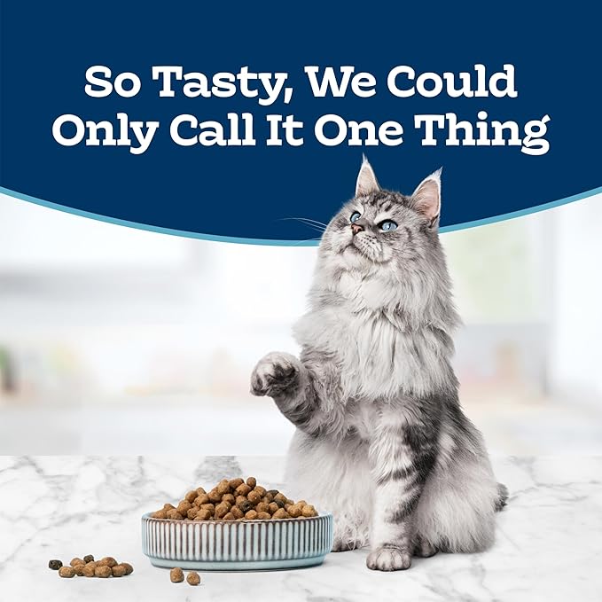 Blue Buffalo Tastefuls Chicken & Brown Rice Recipe Adult Dry Cat Food Hairball Control, Real Chicken First, Deliciously Healthy Natural Cat Food, Supports Digestive Care and Coat Health, 15 lbs.