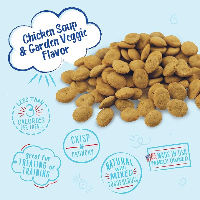 Charlee Bear Chicken Soup & Garden Veggie Dog Treats 16 oz. Bag (Pack of 2)