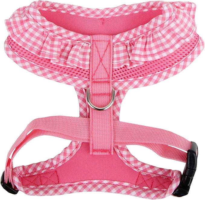 Authentic Puppia Vivien Harness, Pink, Large