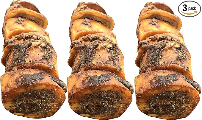K9 Connoisseur Beef Marrow Dog Bones for Small Breed Dogs USA Made Natural Long Lasting Single Ingredient Doggie Delight Filled Bone Slice Chew Treat Best for Dogs Or Puppies Upto 15 Pounds - 3 Pack