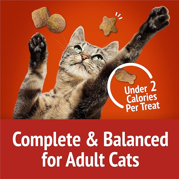 Friskies Purina Party Mix Gravy-Licious Crunch Chicken and Gravy Flavors Cat Treats - 30 oz Canister (Pack of 2)