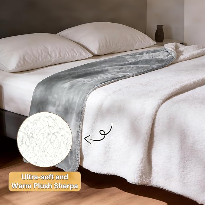 Kritter Planet Waterproof Bed Blanket for Intimacy, Soft Sherpa, Squirt Blanket for Couples, Leakproof Pad for Adults