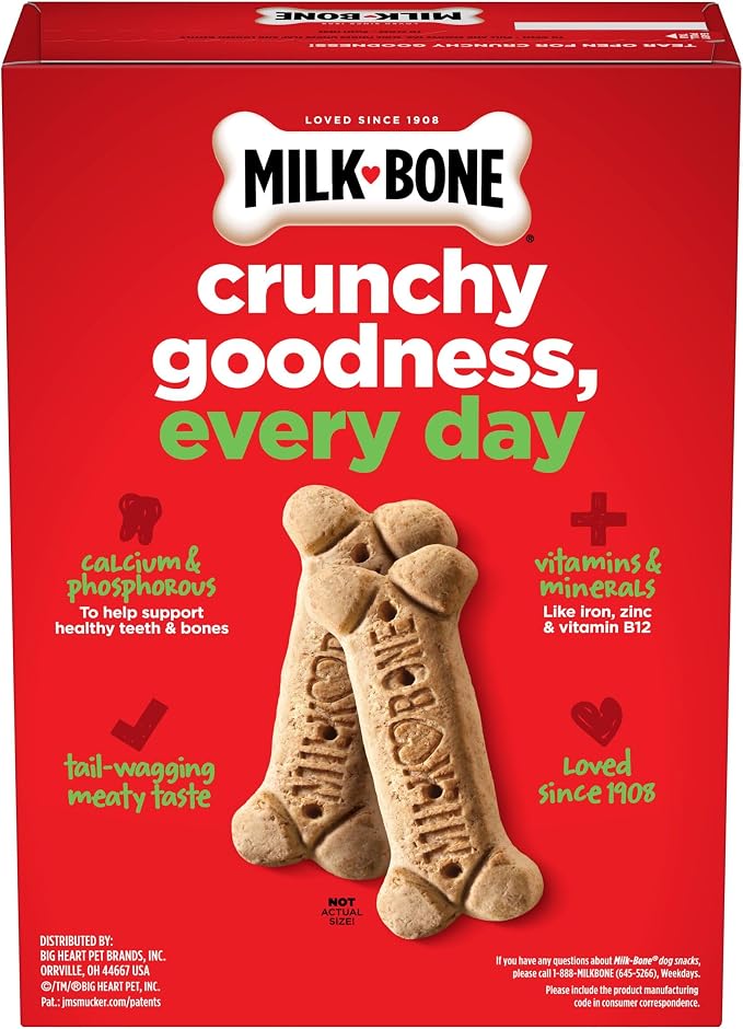 Milk-Bone Original Biscuits, Large Dog Treats, 24 Oz. Box