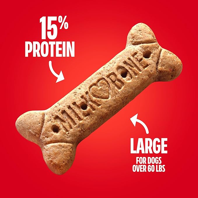 Milk-Bone Original Biscuits, Large Dog Treats, 24 Oz. Box