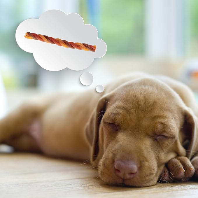 DreamBone Triple Flavor Twisties Dog Treats, Daily Rawhide-Free Chew, Digests Safely, with Real Protein, Chicken, Beef, Peanut Butter and Veggies, 25 Count