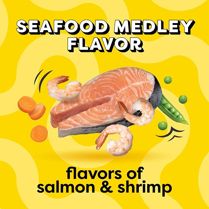 Temptations Seafood Medley Flavor Adult Dry Cat Food, 6.3 lb. Bag (Pack of 3)
