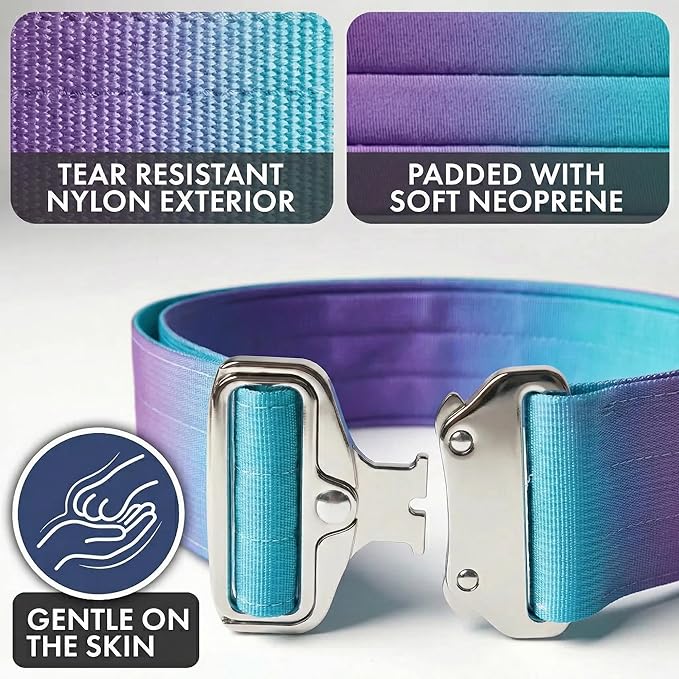 Spark Paws Tactical Dog Collar - Heavy Duty, Premium Quality, Thick and Durable for Large and Medium Dogs - 90's Retro - L