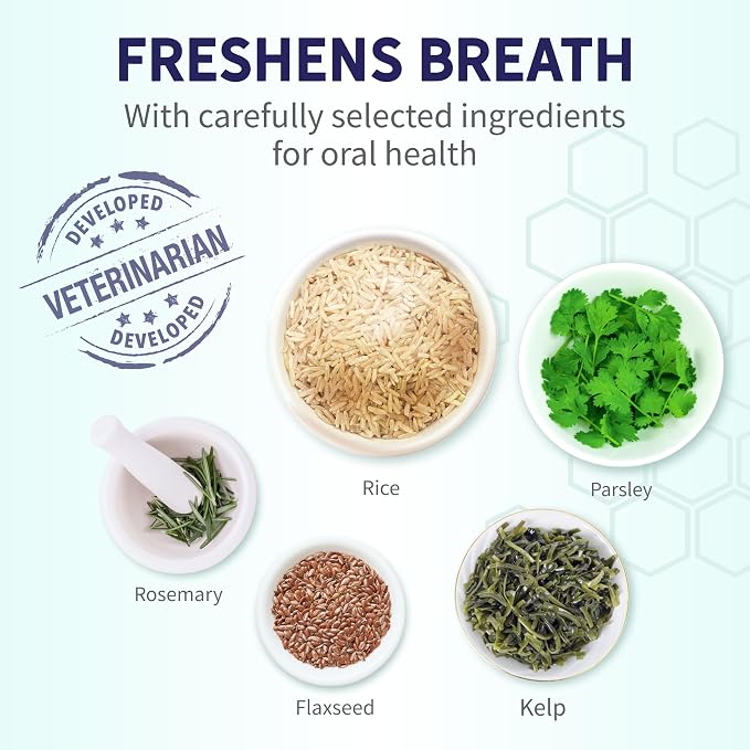 Health Extension Fresh Breath Dental Bones for Dogs, 14 Small Bones, Freshens Breath, Cleans Teeth, Healthy Gums, Training or Reward, 6 oz Bag (Pack of 1)