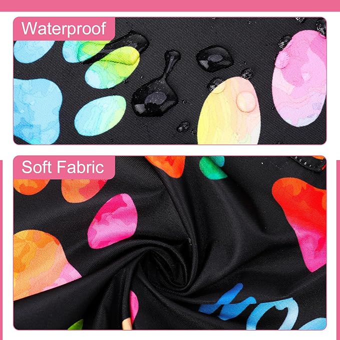 Dog Grooming Waterproof Apron with 2 Pockets, Cute Animals Puppy Dog Pets Apron