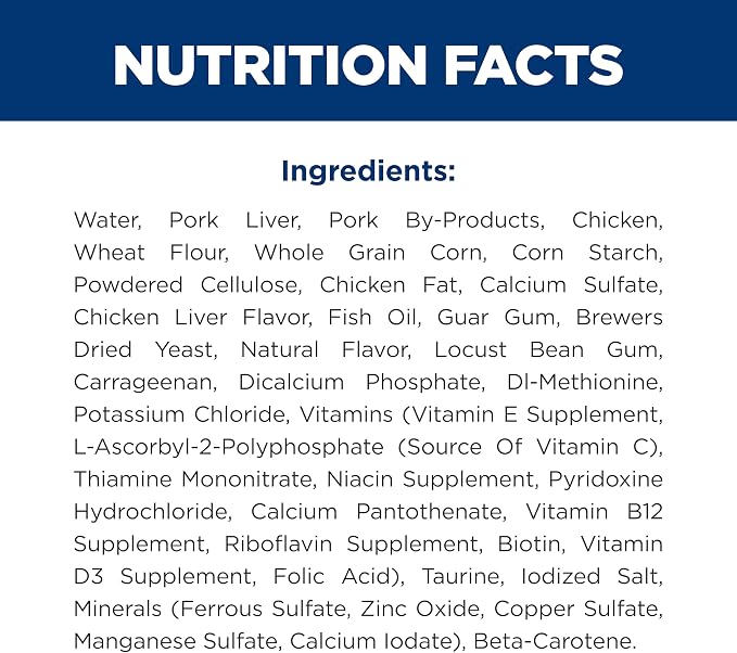 Hill's Science Diet Adult 1-6 Wet Cat Food, Liver & Chicken, 5.5 oz. Cans, 24-Pack