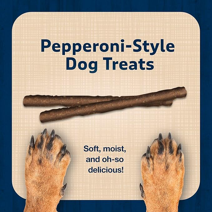 Blue Buffalo Stix Natural Soft Moist Dog Treats Beef Recipe Bag