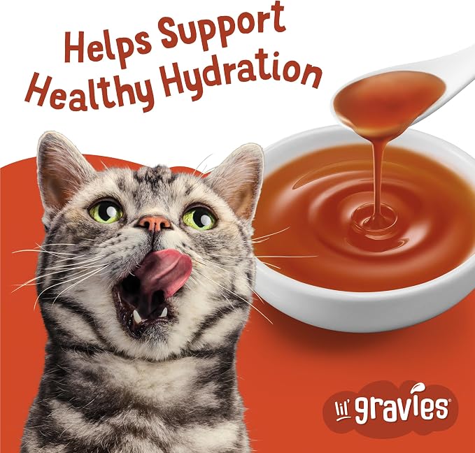 Friskies Purina Lil' Gravies Roasted Chicken Flavor Cat Food Lickable Cat Treats - 1.55 oz. Pouches,(Pack of 32)