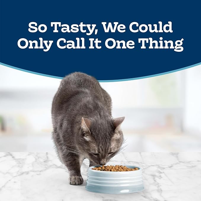 Blue Buffalo Tastefuls Chicken & Brown Rice Recipe Sensitive Stomach Adult Dry Cat Food, Real Chicken First, Deliciously Healthy Natural Cat Food, Natural Ingredients, Supports Digestion, 3-lb Bag