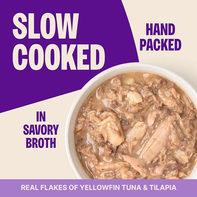 Wellness CORE Signature Selects Flaked Adult Canned Wet Cat Food, Natural, Protein Rich, Grain Free, Yellowfin Tuna and Tilapia Entrée Recipe, 2.8 oz, Pack of 12 Cans