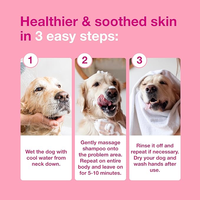 Douxo S3 Calm Dog Shampoo for Itchy Skin Relief, Dog Shampoo for Allergies and Itching, Soothes Itchy, Irritated or Allergic Skin For Dogs and Cats, 6.7 fl oz