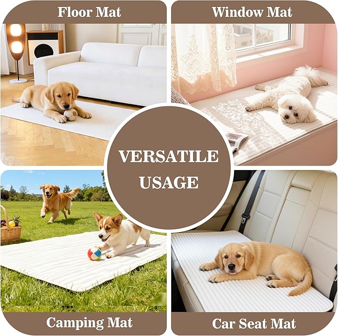 MYSKY HOME 100% Waterproof Couch Cover for Pets, Couch Covers for Sofa, Sectional Couch Covers for Dogs, Sofa Covers Washable Slipcovers Protector Couch Cushion Covers, Off White, 35"x70.9"