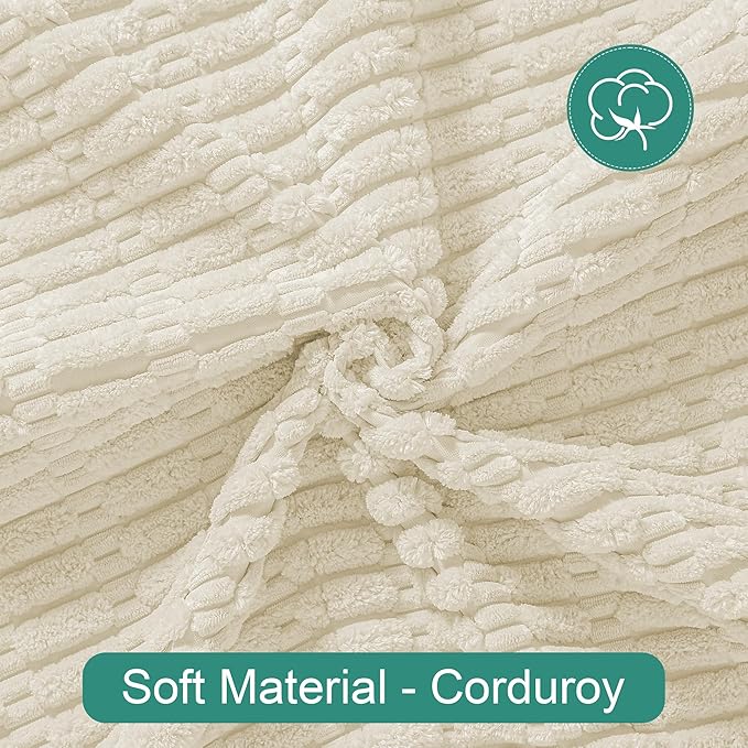Foxdecor Couch Cover Sofa Cover Washable, Dog Bed Cover Couch Covers for 3 Cushion Couch Sofa Pet Friendly, Dog Couch Cover Furniture Covers for Pets.(Cream 32x82 inch)