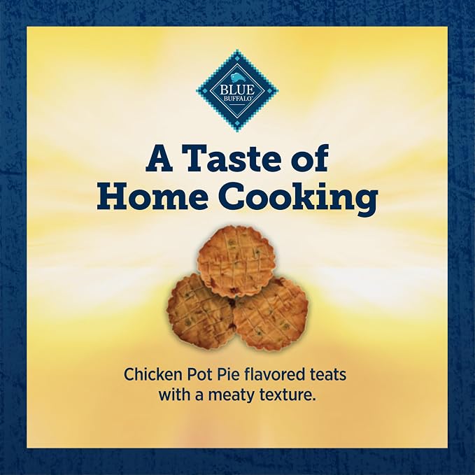 Blue Buffalo True Chews Dog Treats Made in the USA with Natural Ingredients Chicken Pot Pie, (Pack of 6)