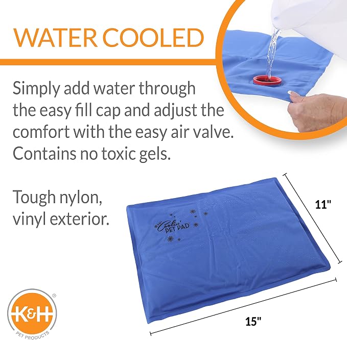 K&H Pet Products Coolin' Pet Pad Blue Small 15 X 11 Inches