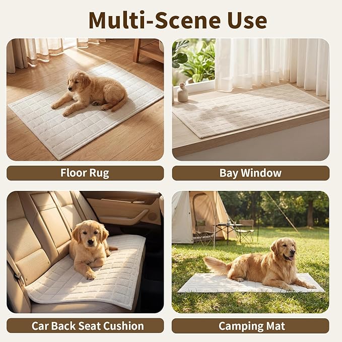 Velvet Couch Covers for Sectional Sofa Washable, Non-Slip L Shaped Sectional Couch Cover, Soft Pet Couch Covers for Sofa, Furniture Slipcovers for Loveseat(1PC,35"x63",Beige White)