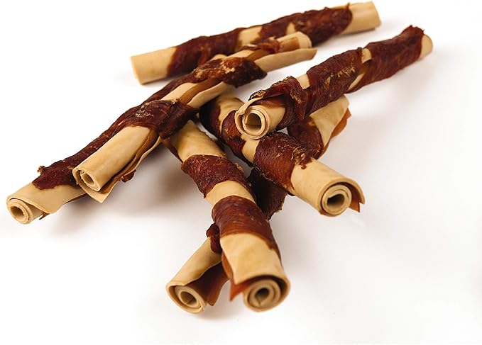 DreamBone Chicken Wrapped Large Stick Dog Treats, Daily Rawhide-Free Chew, Digests Safely and Completely, With Real Protein, Chicken and Veggies, 8 count