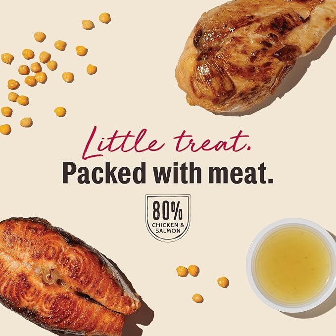 The Honest Kitchen Surf & Turf Meaty Littles: Chicken & Salmon Recipe, 4 oz Bag
