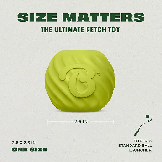 Benebone Natural Rubber Ball, 2-Pack