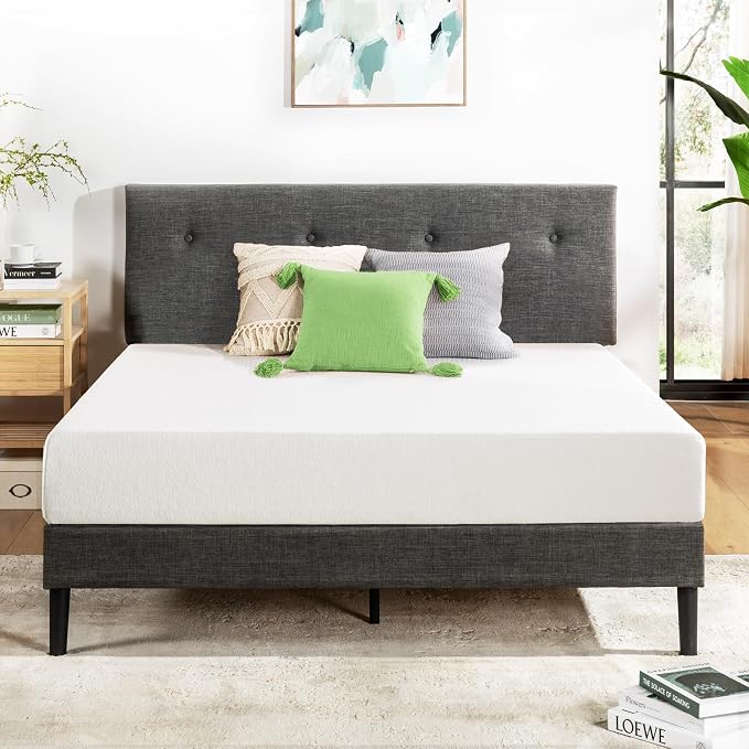 Best Price Mattress 8 Inch Queen Mattress Bed-In-A-Box, Green Tea Memory Foam