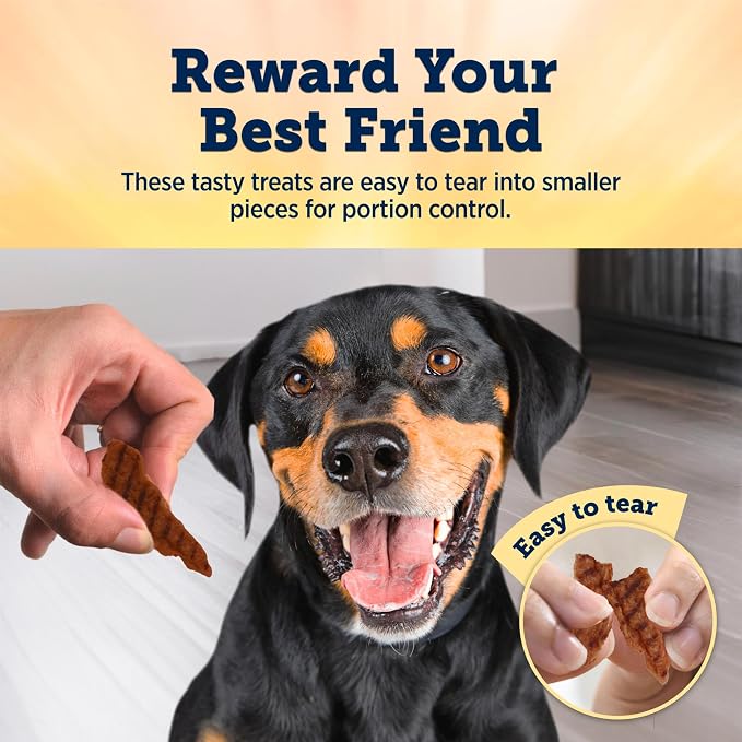 Blue Buffalo True Chews Premium Grillers Dog Treats, Made in the USA with Natural Ingredients, Steak, 30-oz. Bag (Pack of 3)